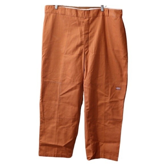 Dickies Vintage Orange Baggy Streetwear Denim Jeans 90s Y2K Hip Hop 44 x 30 - Picture 1 of 13